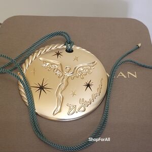 David Yurman 2025 Limited Edition Angel Medallion Holiday Ornament Yellow Gold